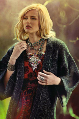 Hillary Scott from Lady Antebellum wearing Pame Studded Leather Bangle