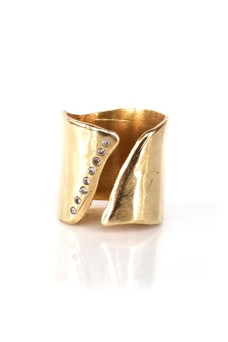 Pelota Stackable Rings-14kt Gold