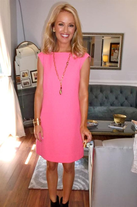 Brooke Anderson from The Insider wearing Pame Signature necklace