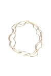 Giuliana Rancic on E!News wearing Gold 60" Wave necklace-bracelet