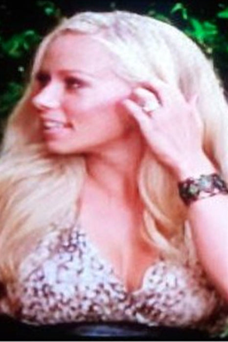 Kendra Wilkinson wearing Pame Aspen Cuff with Studded Leather on "Hollywood Girl's Night Out"