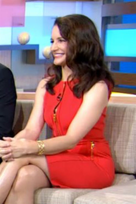 Kristin Davis wearing Pame Cut Out Cuff on Good Morning America