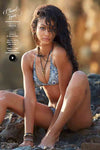 Chanel Iman from Sports Illustrated Swimsuit Edition wearing Studded Gold Bangle -Black