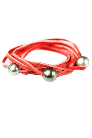 Red Tahitian Pearl Wrap
