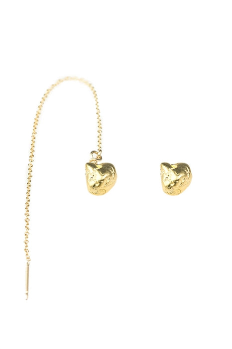 Baby Nugget 14kt Gold Earrings