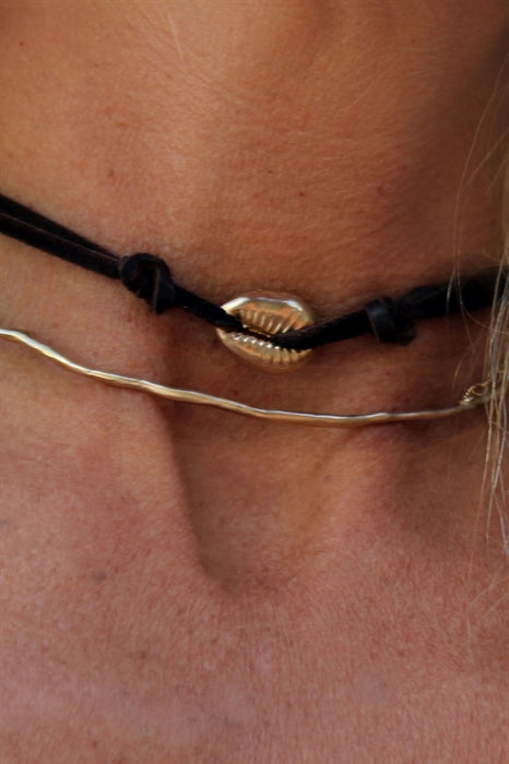 Cowrie Shell Wrap - 14kt Rose Gold