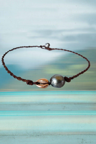 Cowrie Shell Necklace - Sterling Silver