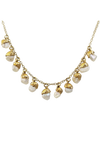 Rose Gold Cowrie + Pearl Braided Necklace